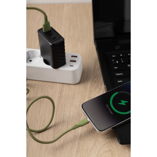 Фото - Кабель Proove Rebirth USB to Lightning 2.4A 1 m Green (CCRE12001111)